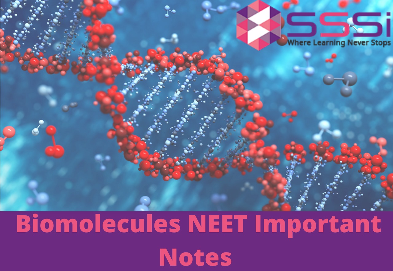 Biomolecules NEET Important Notes